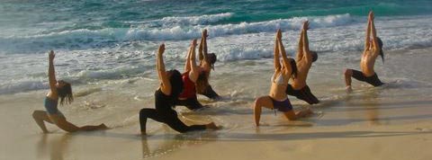 Beach Yoga on Cozumel - Stingray Villa